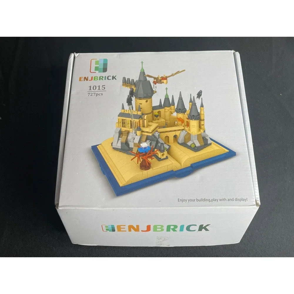 Enjbrick Castle Grimoire Building Set 1015 Magic Book 727pcs Fantasy Dragon New